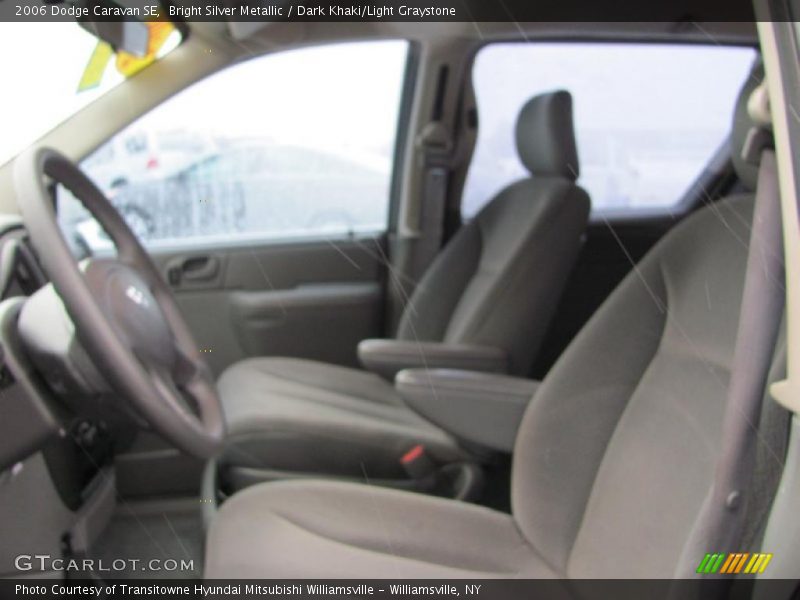 Bright Silver Metallic / Dark Khaki/Light Graystone 2006 Dodge Caravan SE