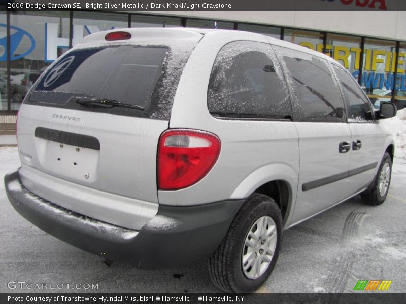 Bright Silver Metallic / Dark Khaki/Light Graystone 2006 Dodge Caravan SE