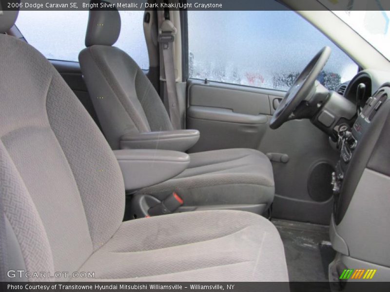 Bright Silver Metallic / Dark Khaki/Light Graystone 2006 Dodge Caravan SE