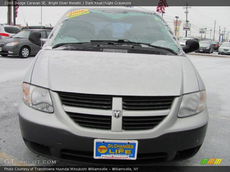 Bright Silver Metallic / Dark Khaki/Light Graystone 2006 Dodge Caravan SE