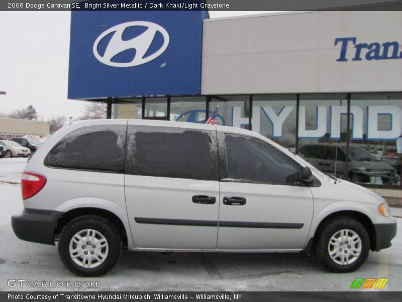 Bright Silver Metallic / Dark Khaki/Light Graystone 2006 Dodge Caravan SE