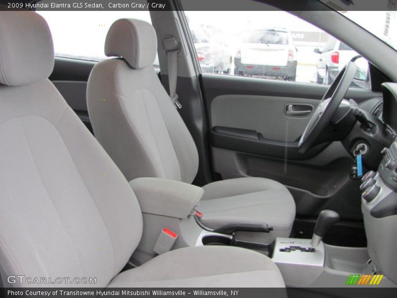 Carbon Gray / Gray 2009 Hyundai Elantra GLS Sedan