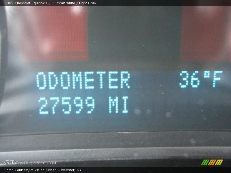 Summit White / Light Gray 2009 Chevrolet Equinox LS