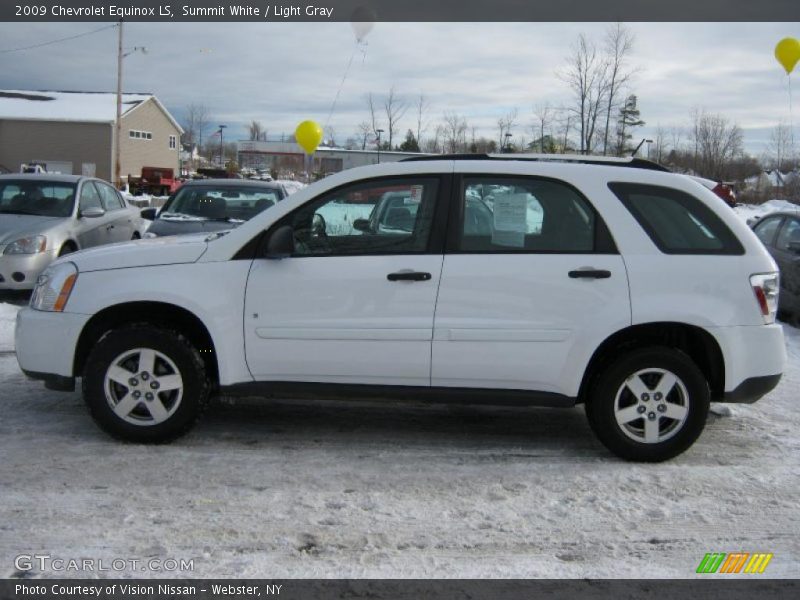 Summit White / Light Gray 2009 Chevrolet Equinox LS