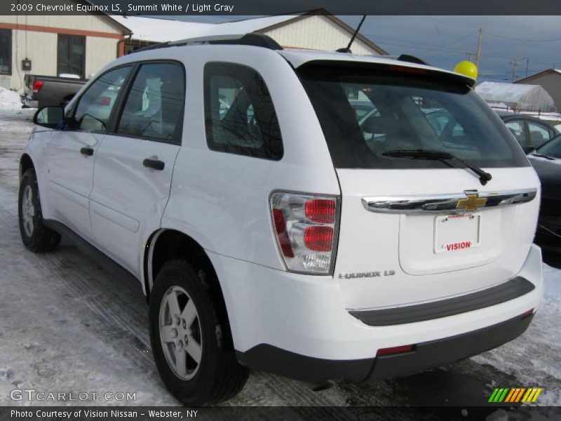 Summit White / Light Gray 2009 Chevrolet Equinox LS