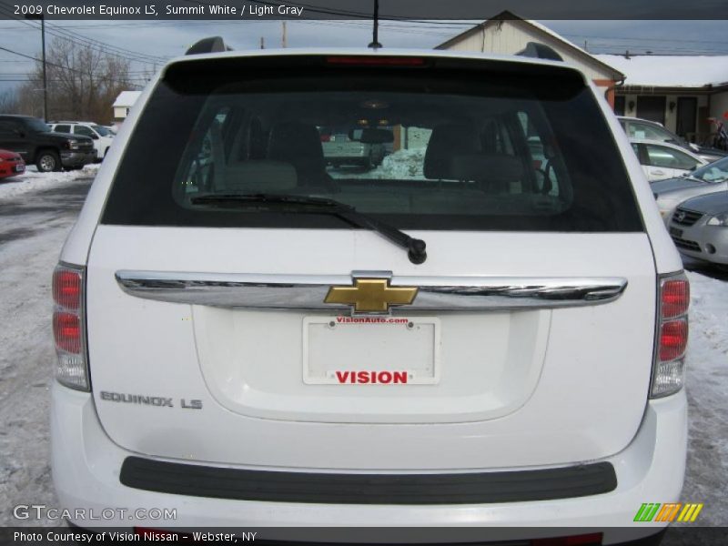 Summit White / Light Gray 2009 Chevrolet Equinox LS