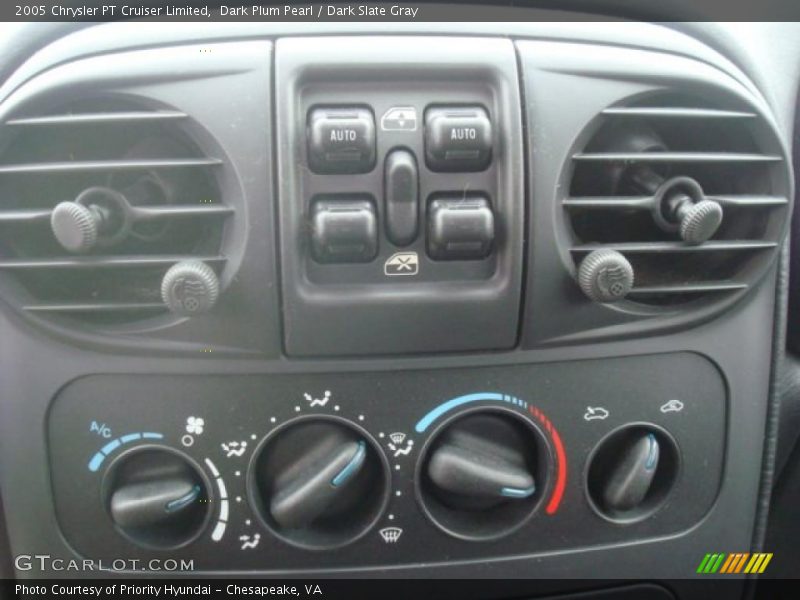 Controls of 2005 PT Cruiser Limited