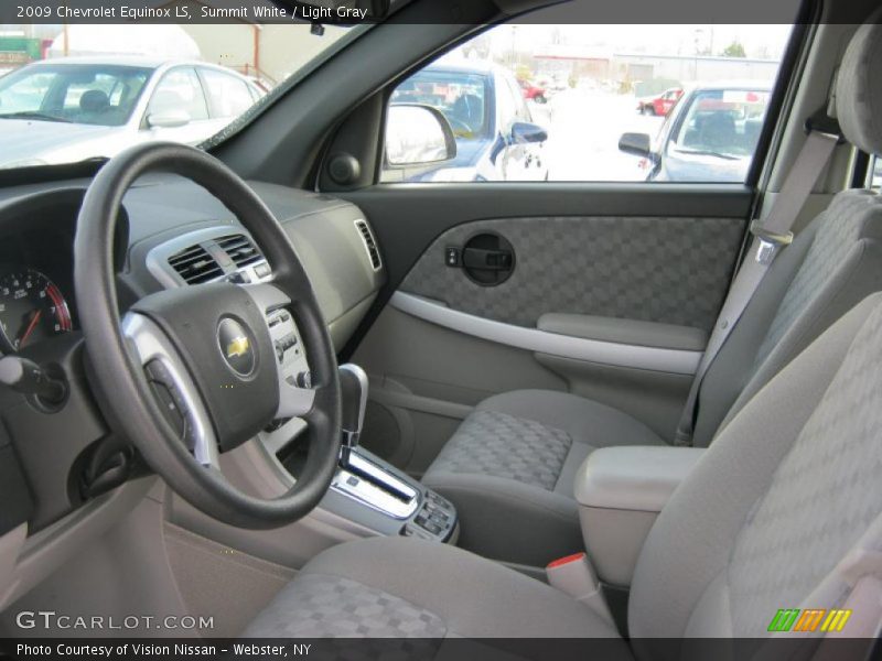 Summit White / Light Gray 2009 Chevrolet Equinox LS