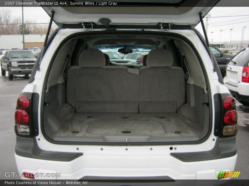 Summit White / Light Gray 2007 Chevrolet TrailBlazer LS 4x4
