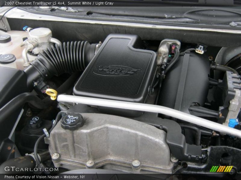 Summit White / Light Gray 2007 Chevrolet TrailBlazer LS 4x4