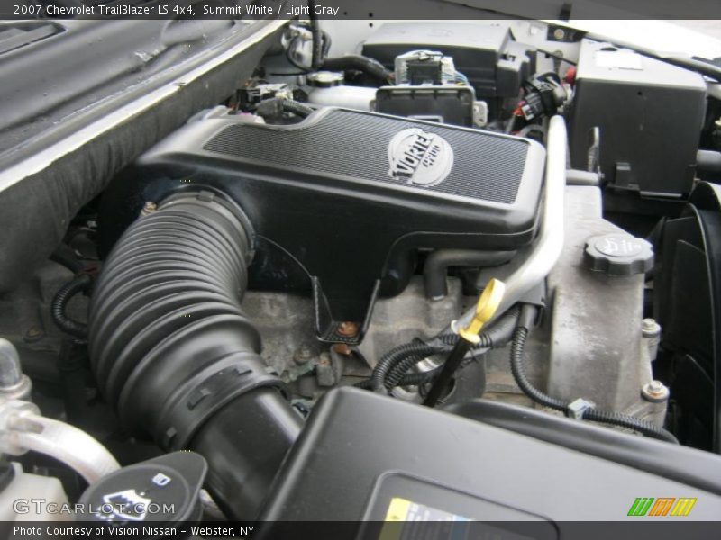 Summit White / Light Gray 2007 Chevrolet TrailBlazer LS 4x4