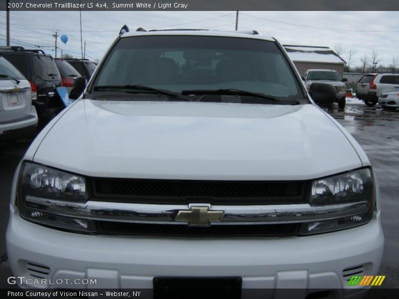 Summit White / Light Gray 2007 Chevrolet TrailBlazer LS 4x4