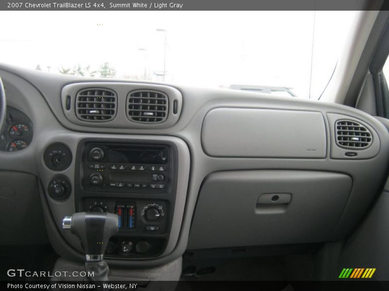 Summit White / Light Gray 2007 Chevrolet TrailBlazer LS 4x4