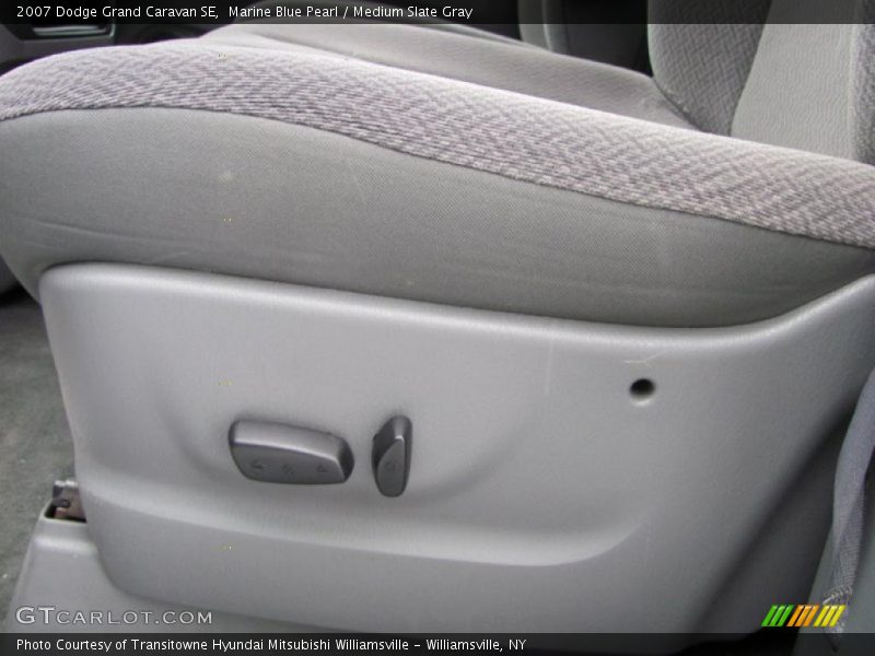 Marine Blue Pearl / Medium Slate Gray 2007 Dodge Grand Caravan SE