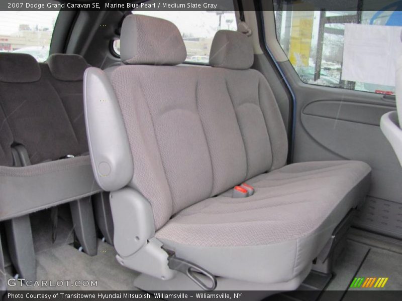 Marine Blue Pearl / Medium Slate Gray 2007 Dodge Grand Caravan SE