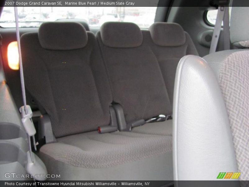 Marine Blue Pearl / Medium Slate Gray 2007 Dodge Grand Caravan SE