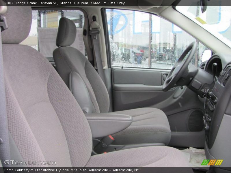 Marine Blue Pearl / Medium Slate Gray 2007 Dodge Grand Caravan SE