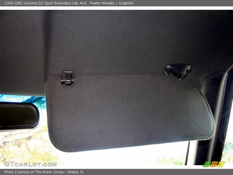 Pewter Metallic / Graphite 2000 GMC Sonoma SLS Sport Extended Cab 4x4