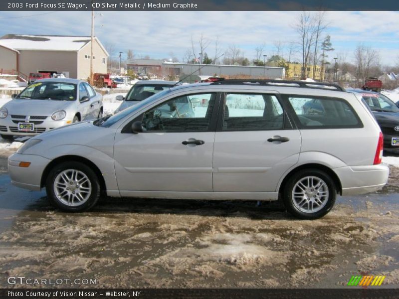 CD Silver Metallic / Medium Graphite 2003 Ford Focus SE Wagon