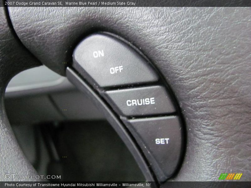 Marine Blue Pearl / Medium Slate Gray 2007 Dodge Grand Caravan SE
