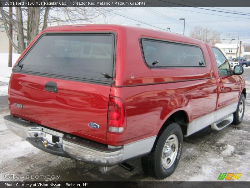 Toreador Red Metallic / Medium Graphite 2001 Ford F150 XLT Regular Cab