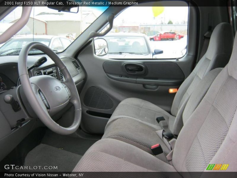  2001 F150 XLT Regular Cab Medium Graphite Interior
