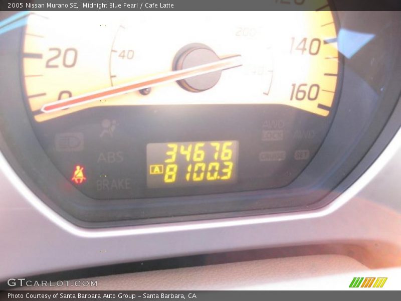 Midnight Blue Pearl / Cafe Latte 2005 Nissan Murano SE