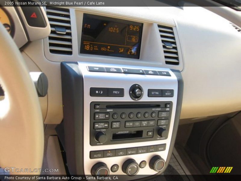 Midnight Blue Pearl / Cafe Latte 2005 Nissan Murano SE