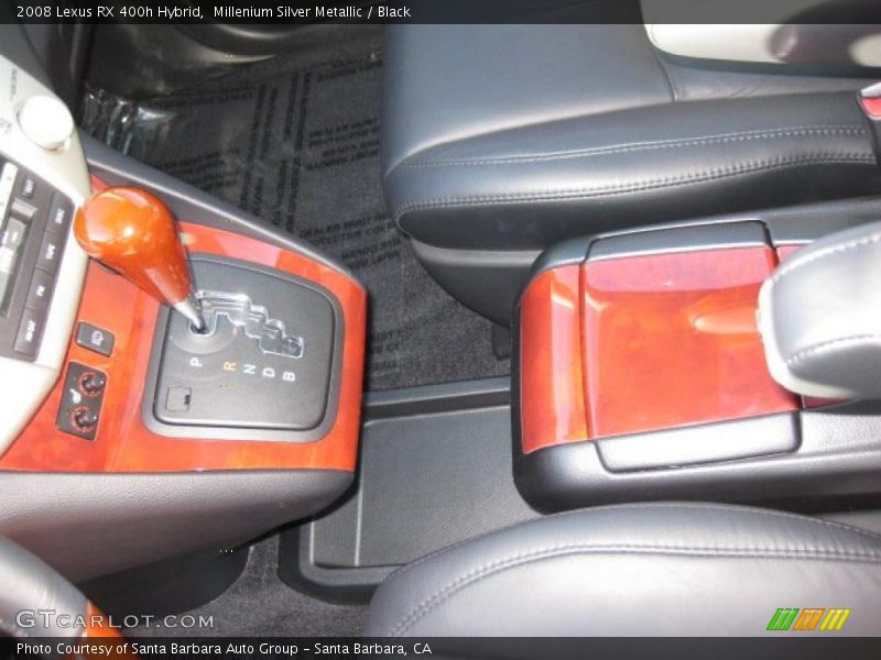 Millenium Silver Metallic / Black 2008 Lexus RX 400h Hybrid