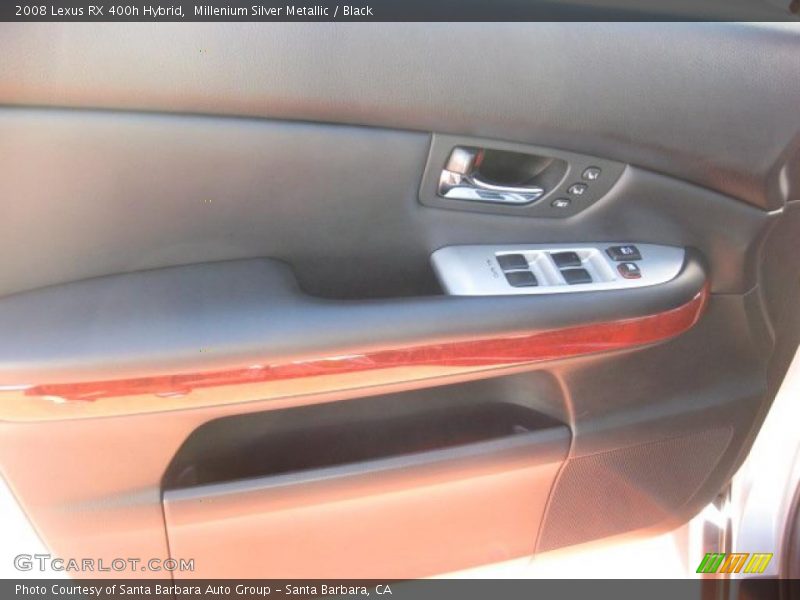 Millenium Silver Metallic / Black 2008 Lexus RX 400h Hybrid