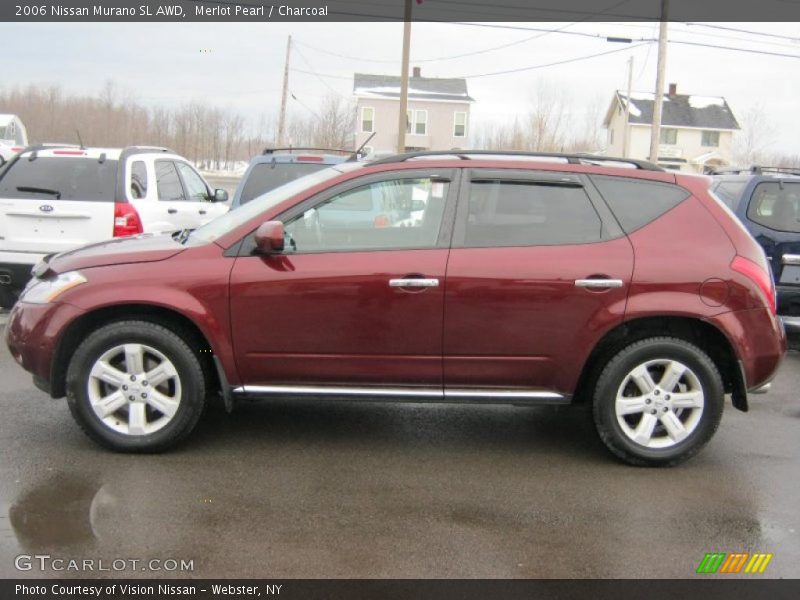 Merlot Pearl / Charcoal 2006 Nissan Murano SL AWD