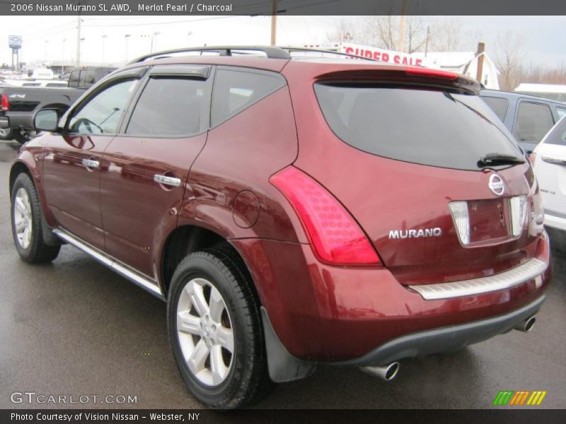 Merlot Pearl / Charcoal 2006 Nissan Murano SL AWD