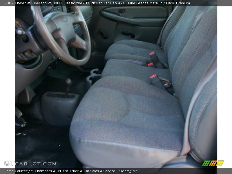 Blue Granite Metallic / Dark Titanium 2007 Chevrolet Silverado 2500HD Classic Work Truck Regular Cab 4x4