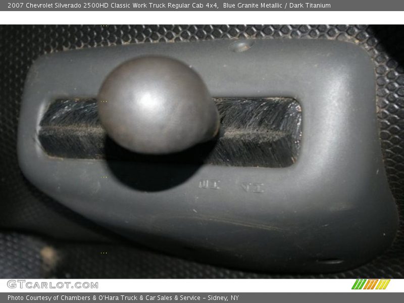 Blue Granite Metallic / Dark Titanium 2007 Chevrolet Silverado 2500HD Classic Work Truck Regular Cab 4x4