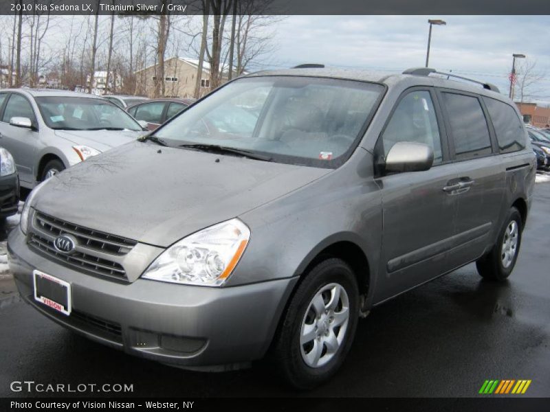 Titanium Silver / Gray 2010 Kia Sedona LX
