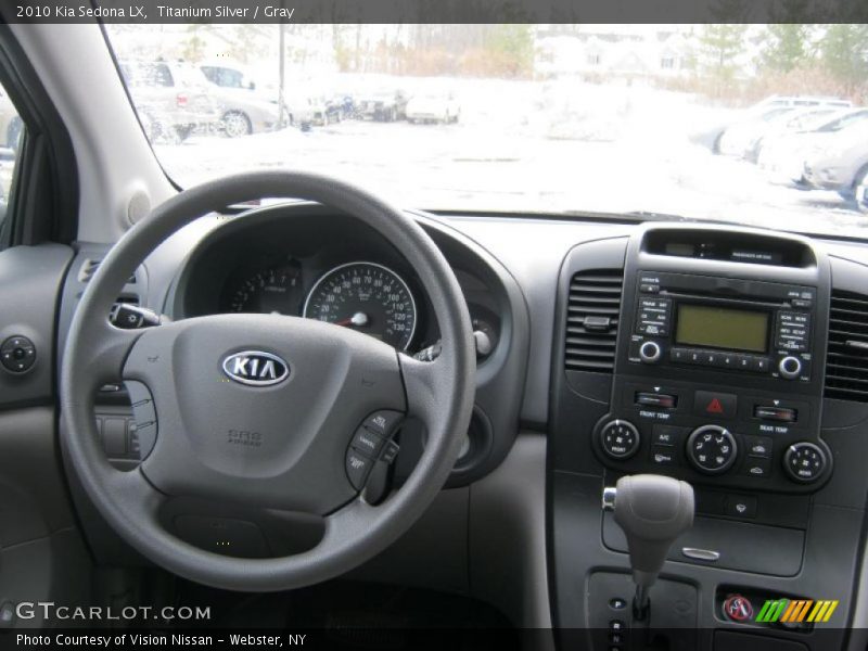 Titanium Silver / Gray 2010 Kia Sedona LX