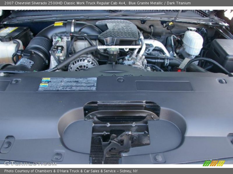 Blue Granite Metallic / Dark Titanium 2007 Chevrolet Silverado 2500HD Classic Work Truck Regular Cab 4x4