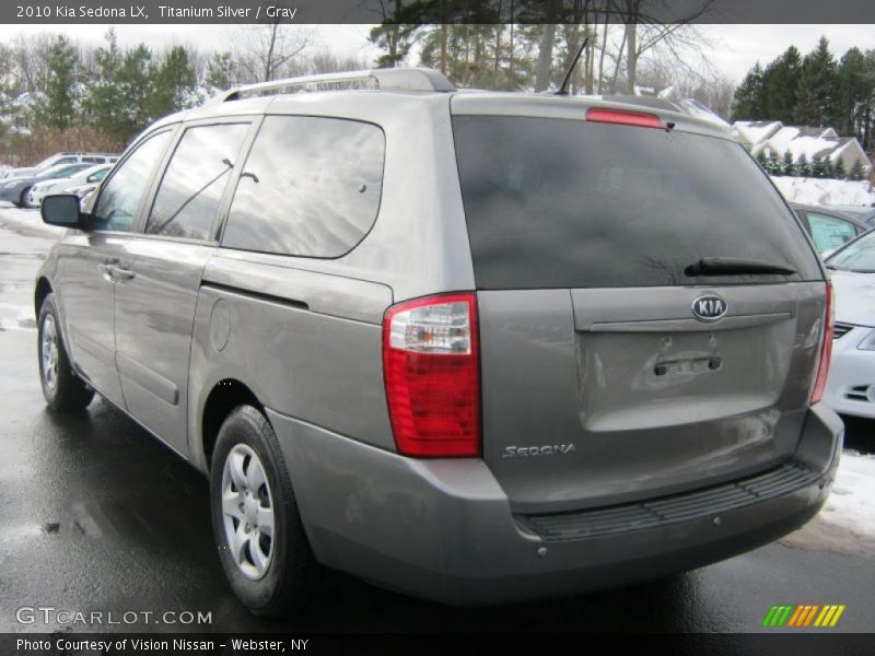 Titanium Silver / Gray 2010 Kia Sedona LX