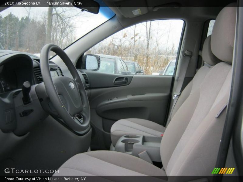 Titanium Silver / Gray 2010 Kia Sedona LX