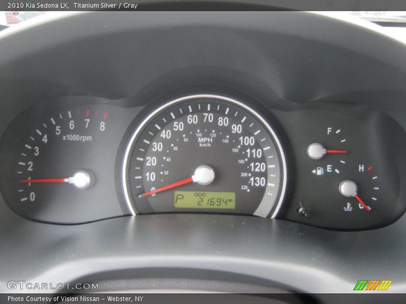 Titanium Silver / Gray 2010 Kia Sedona LX