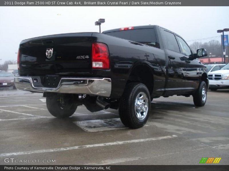 Brilliant Black Crystal Pearl / Dark Slate/Medium Graystone 2011 Dodge Ram 2500 HD ST Crew Cab 4x4