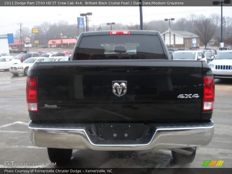 Brilliant Black Crystal Pearl / Dark Slate/Medium Graystone 2011 Dodge Ram 2500 HD ST Crew Cab 4x4