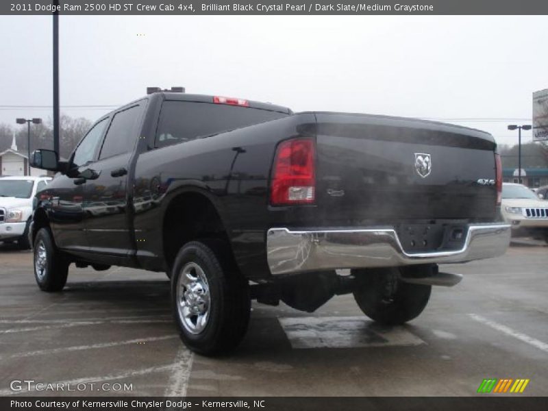 Brilliant Black Crystal Pearl / Dark Slate/Medium Graystone 2011 Dodge Ram 2500 HD ST Crew Cab 4x4