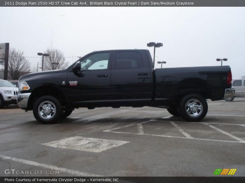 Brilliant Black Crystal Pearl / Dark Slate/Medium Graystone 2011 Dodge Ram 2500 HD ST Crew Cab 4x4