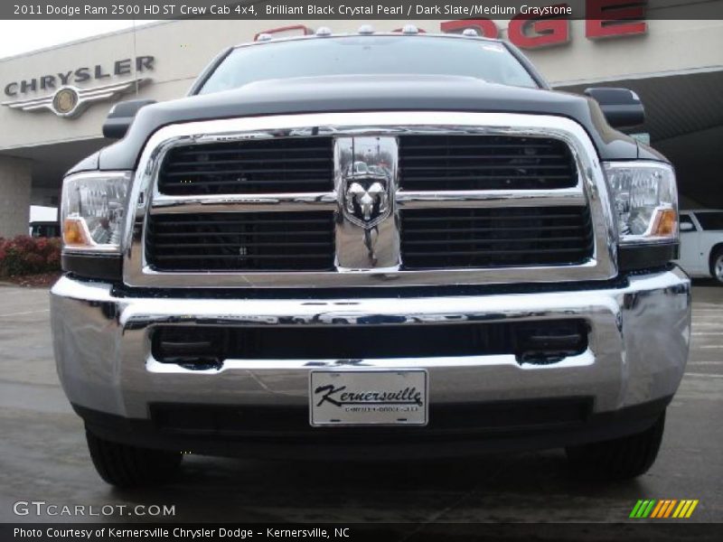 Brilliant Black Crystal Pearl / Dark Slate/Medium Graystone 2011 Dodge Ram 2500 HD ST Crew Cab 4x4