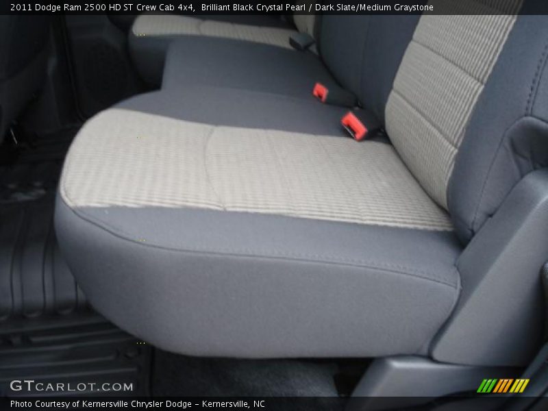 Brilliant Black Crystal Pearl / Dark Slate/Medium Graystone 2011 Dodge Ram 2500 HD ST Crew Cab 4x4