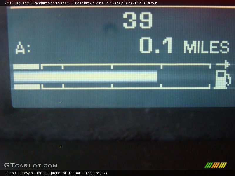 Caviar Brown Metallic / Barley Beige/Truffle Brown 2011 Jaguar XF Premium Sport Sedan