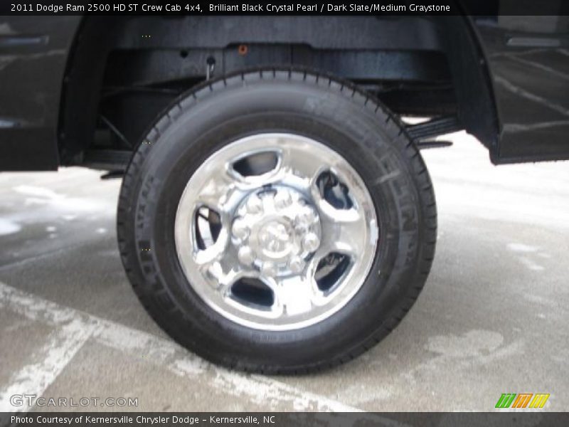 Brilliant Black Crystal Pearl / Dark Slate/Medium Graystone 2011 Dodge Ram 2500 HD ST Crew Cab 4x4