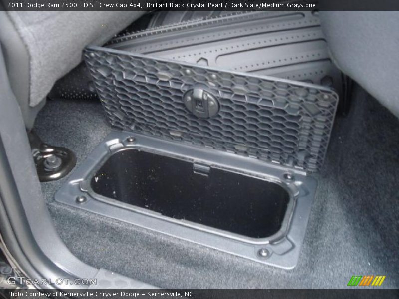 Brilliant Black Crystal Pearl / Dark Slate/Medium Graystone 2011 Dodge Ram 2500 HD ST Crew Cab 4x4