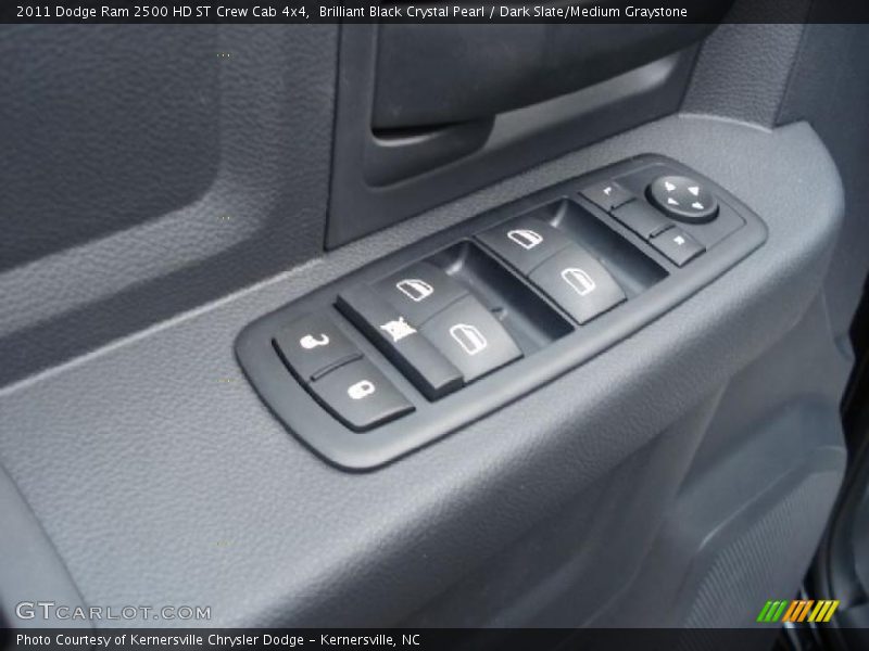 Brilliant Black Crystal Pearl / Dark Slate/Medium Graystone 2011 Dodge Ram 2500 HD ST Crew Cab 4x4